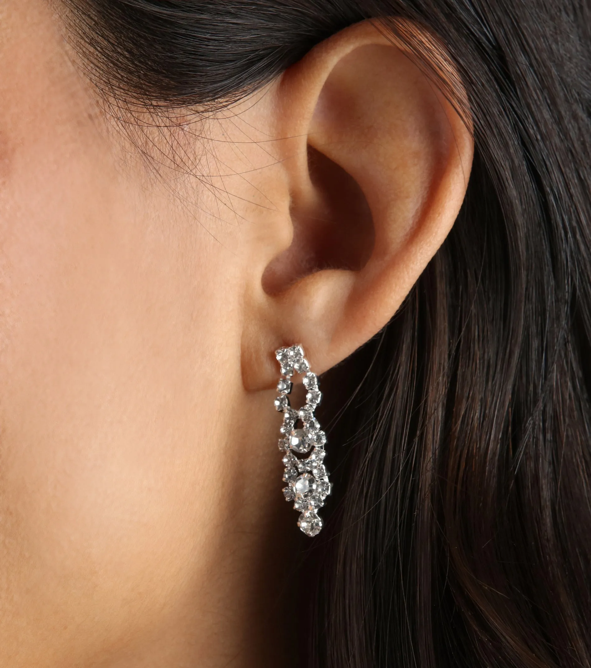 Feeling Flawless Rhinestone Necklace And Earrings Set sold by Windsor product image thumbnail 2