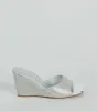 All Star Glitz Rhinestone Square Toe Wedges sold by Windsor