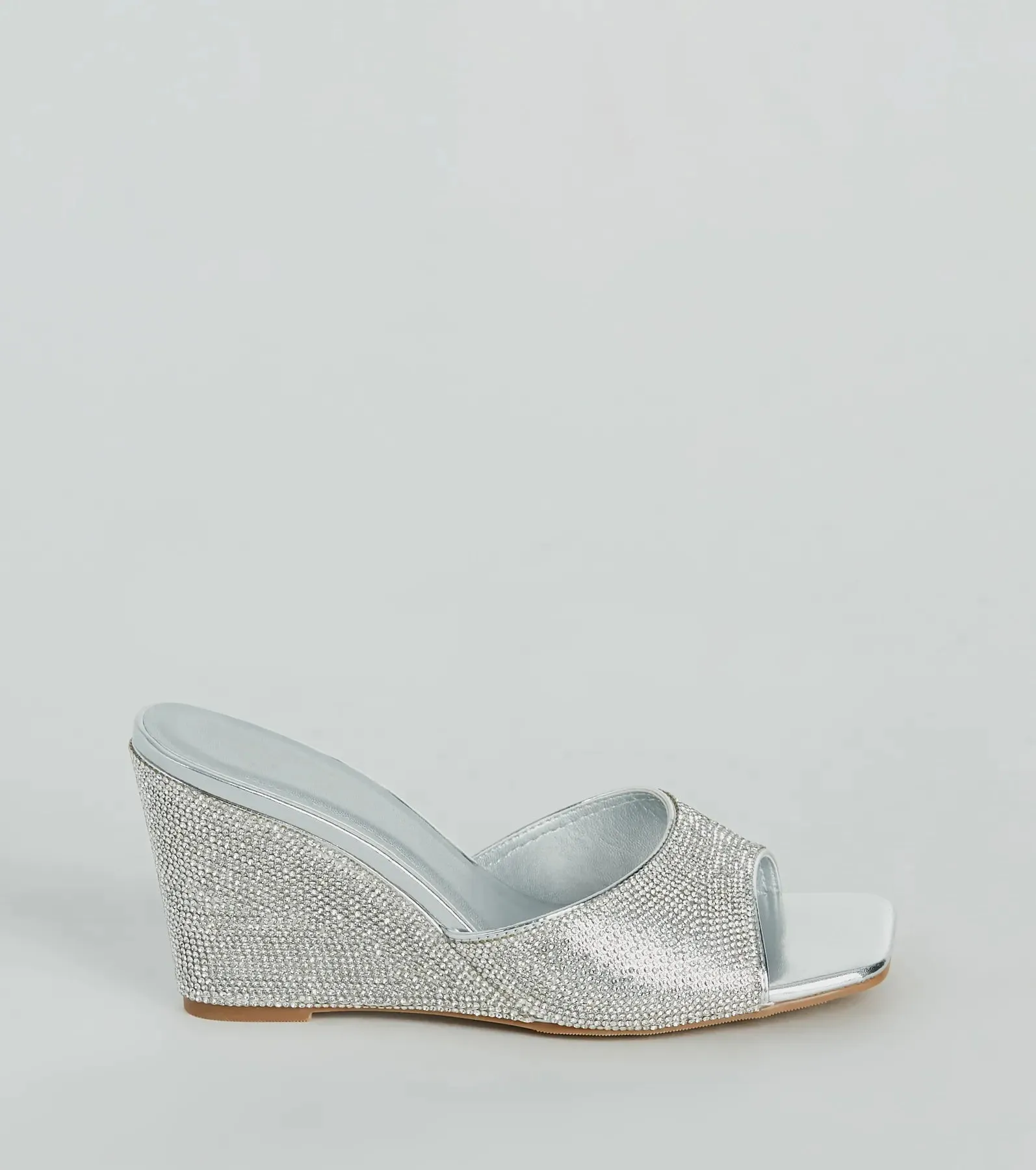 All Star Glitz Rhinestone Square Toe Wedges sold by Windsor product image thumbnail 2