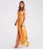 Island Love Tropical Print Maxi Dress sold by Windsor