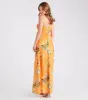 Island Love Tropical Print Maxi Dress sold by Windsor