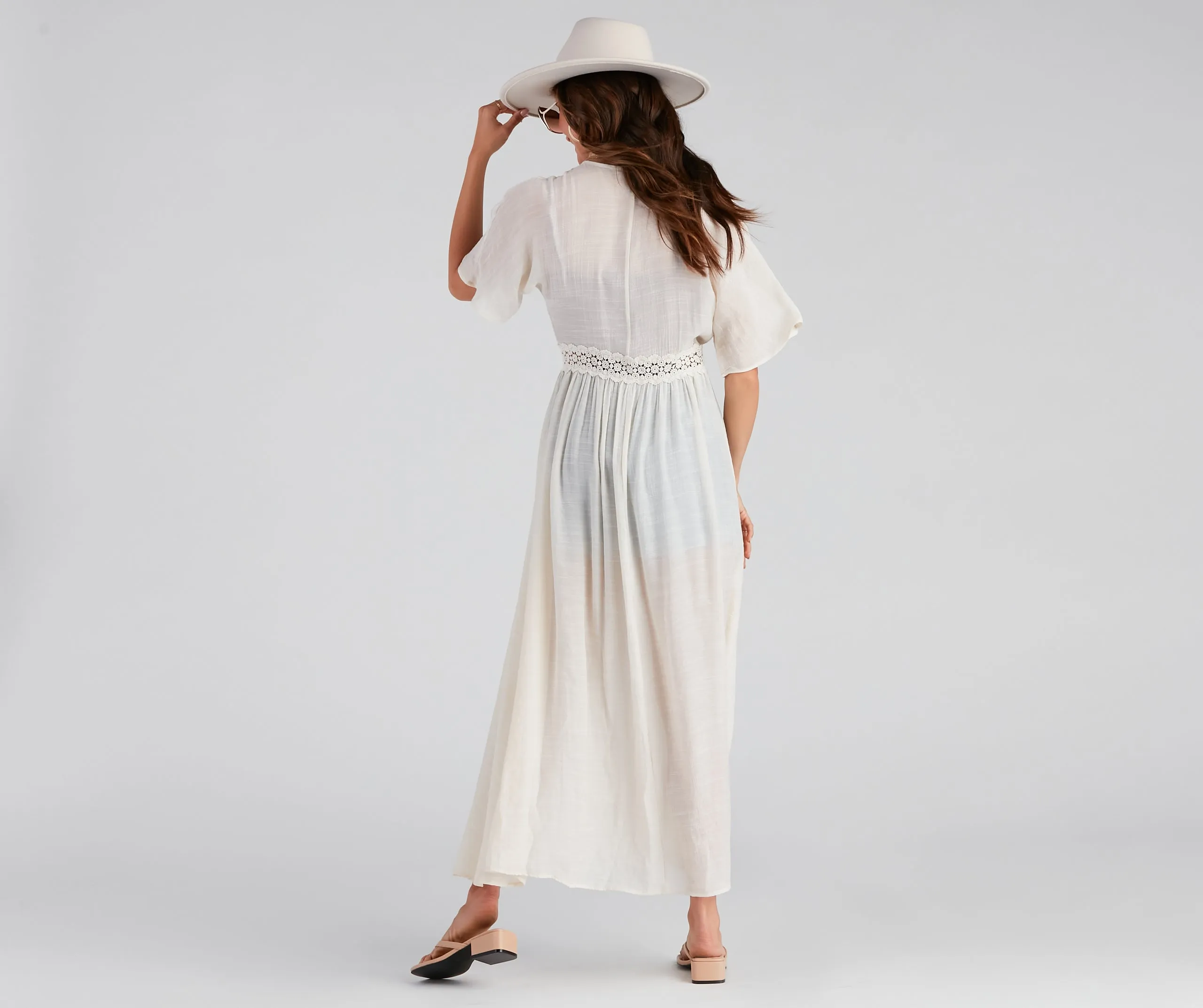 Hampton Vacay Crochet Trim Duster sold by Windsor product image thumbnail 2