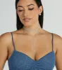 Something Glam Rhinestone Lariat Necklace sold by Windsor