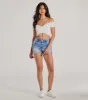 Sweet One Off-The-Shoulder Crop Top sold by Windsor