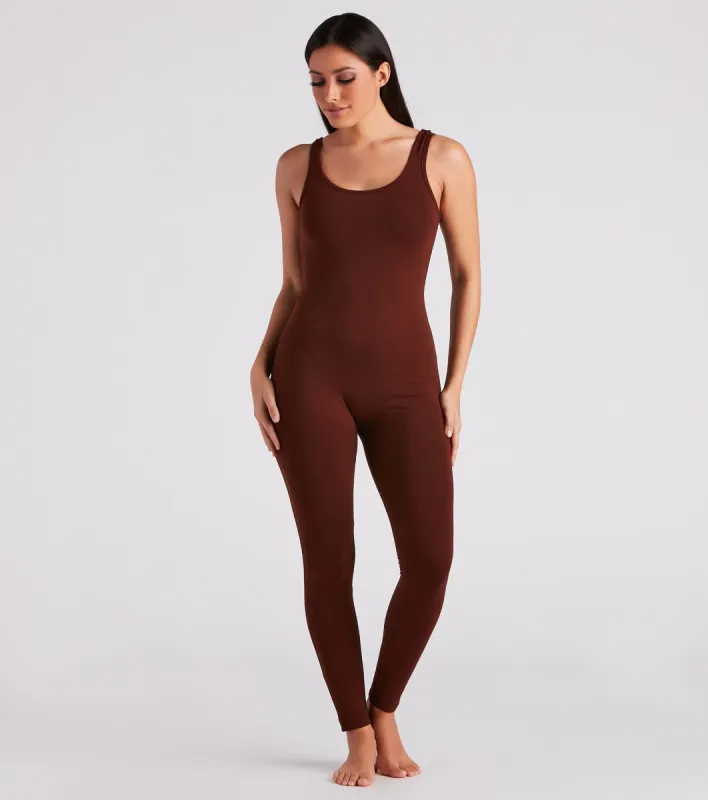 Chic Sleek Sleeveless Catsuit sold by Windsor