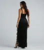 Cece Formal Velvet Lace Sweetheart Long Dress sold by Windsor