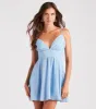 Dance The Night Chiffon Skater Dress sold by Windsor