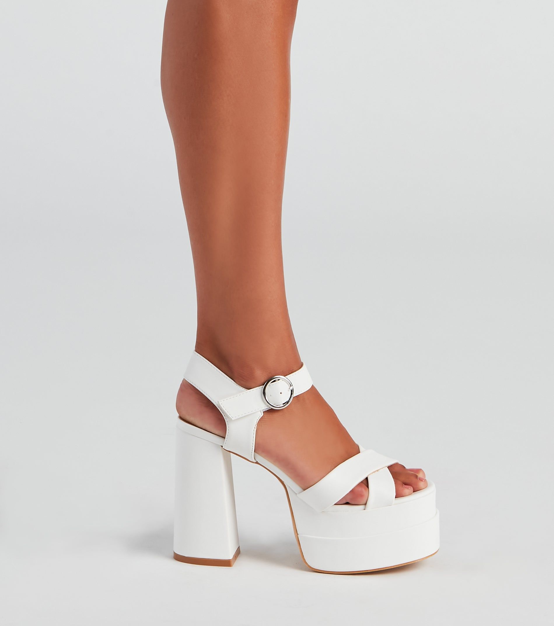 I Need Chunky Nubuck Block Heels sold by Windsor product image thumbnail 3