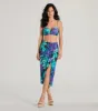 Tropical Vacay Spaghetti Strap Tie-Back Crop Top sold by Windsor