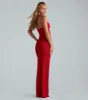 Amirah Formal Glitter Cowl Neck Long Dress sold by Windsor