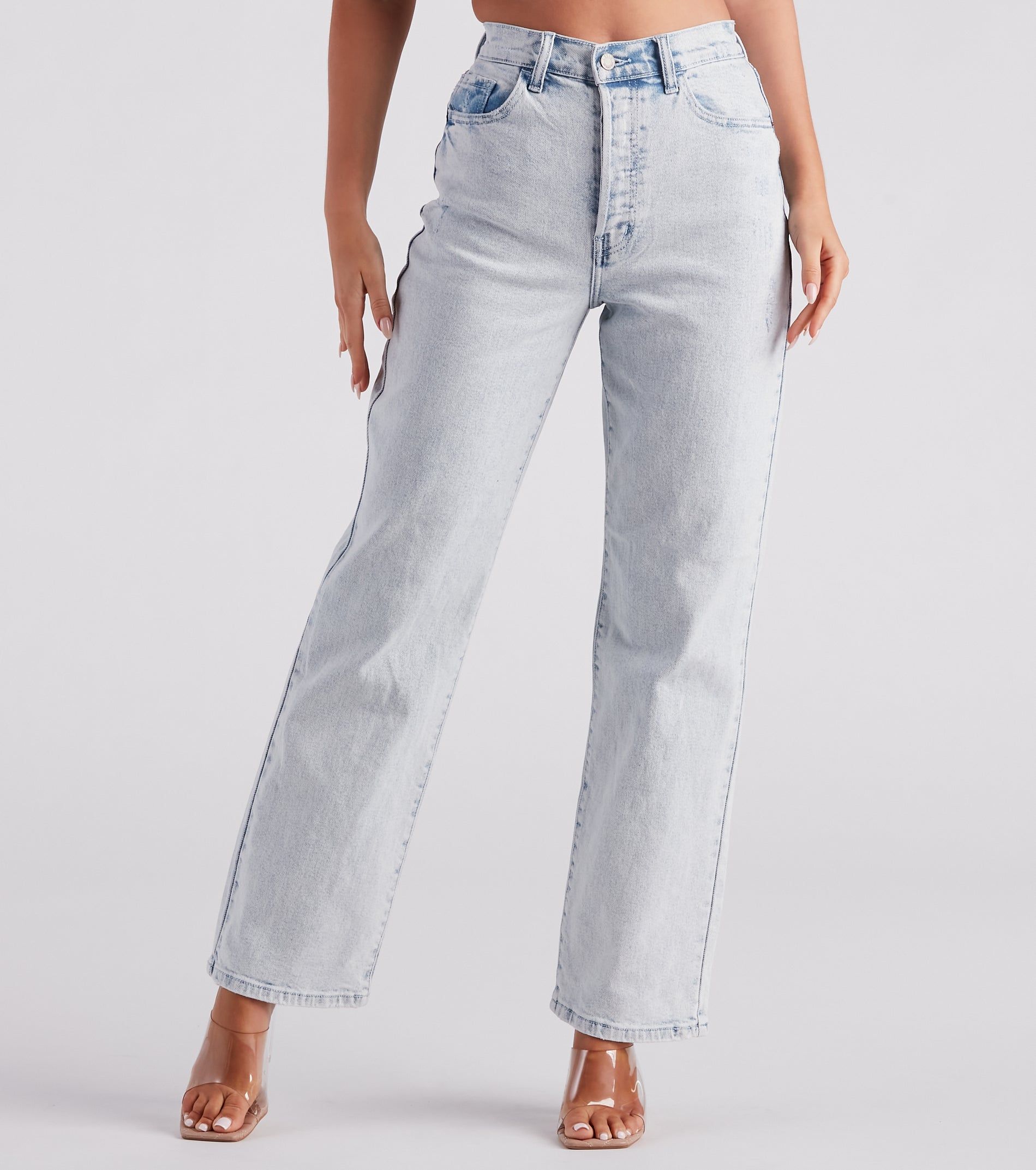 Not Your Babe High-Rise Boyfriend Jeans sold by Windsor
