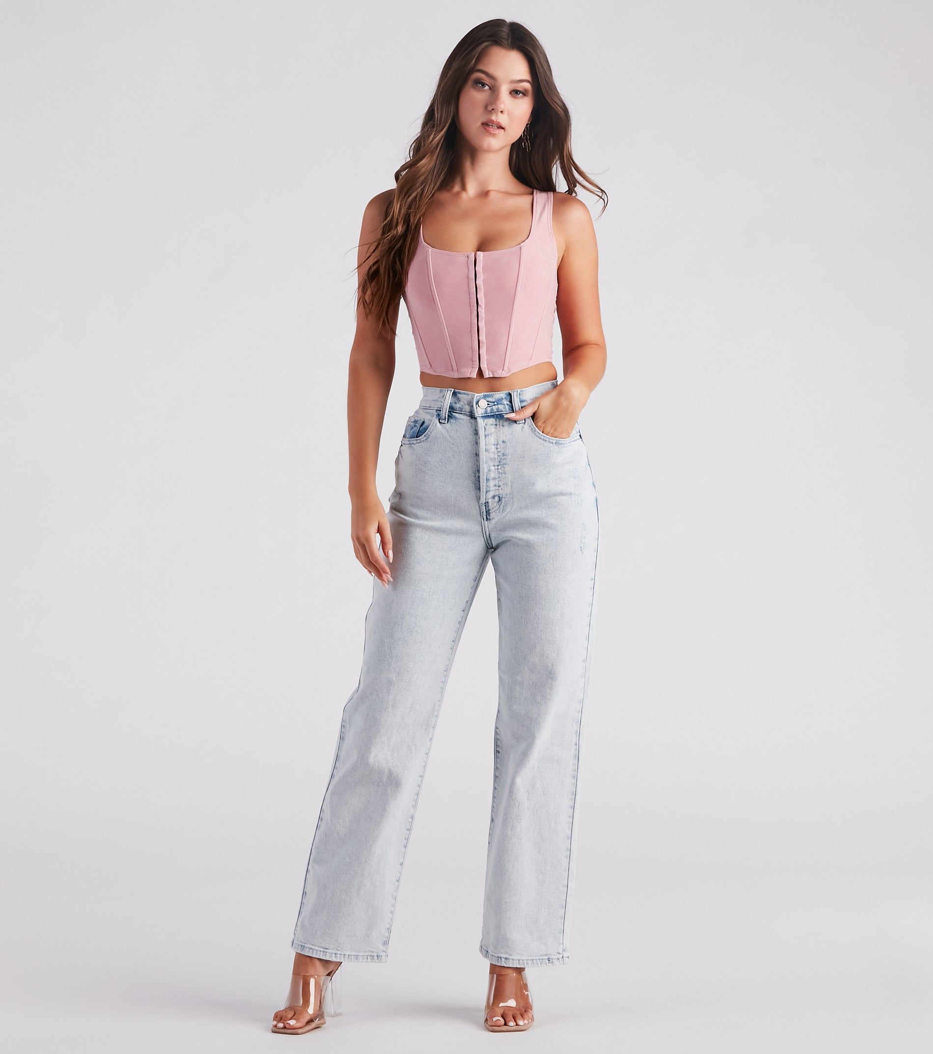 Not Your Babe High-Rise Boyfriend Jeans sold by Windsor product image thumbnail 2