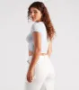 Flaunt It Girl V-Neck Twist Crop Top sold by Windsor