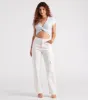 Flaunt It Girl V-Neck Twist Crop Top sold by Windsor