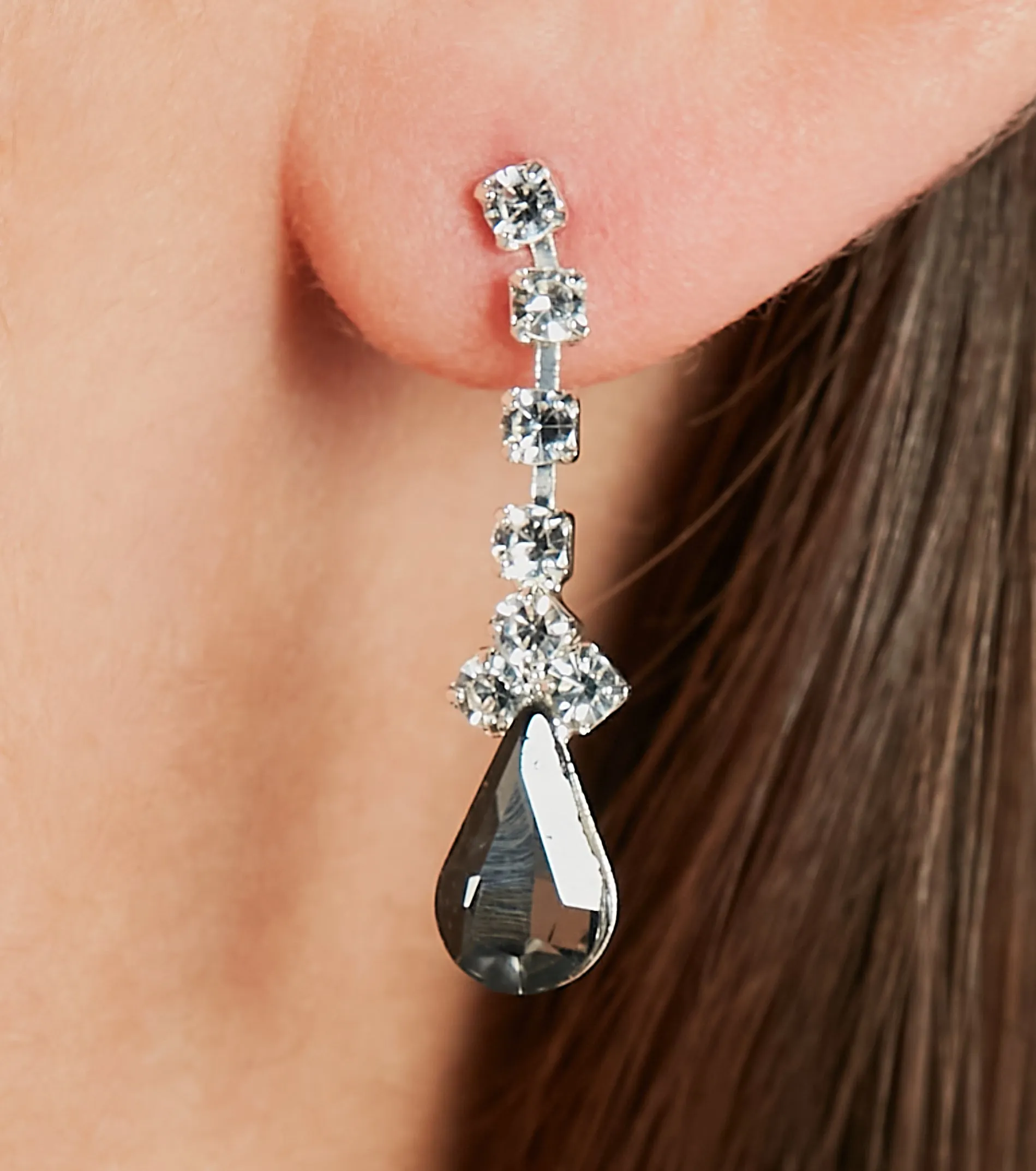 Luxe Era Gemstone Necklace And Earrings Set sold by Windsor product image thumbnail 2