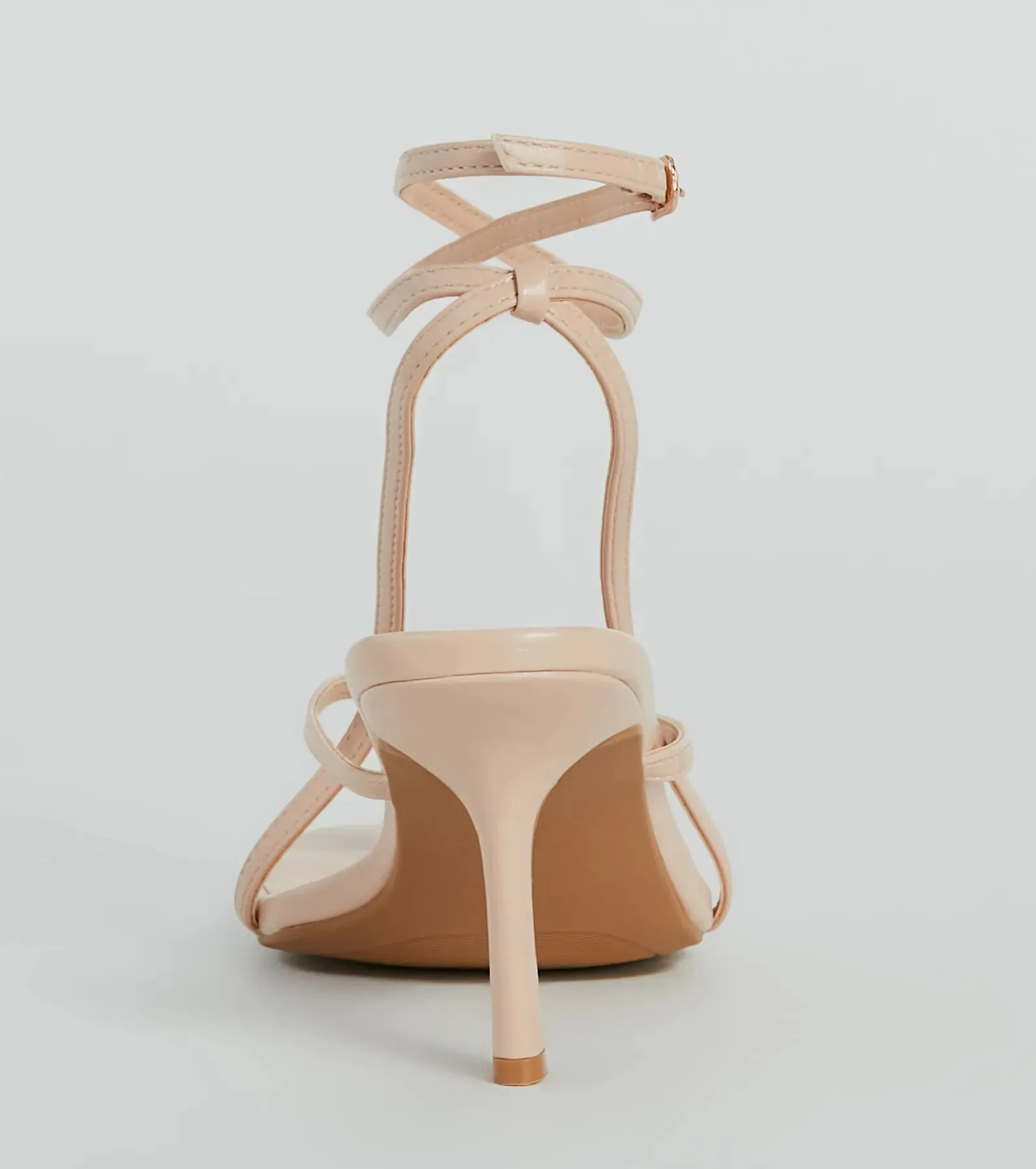 Eye-Catching Pop Strappy Thong Stiletto Sandals sold by Windsor product image thumbnail 4