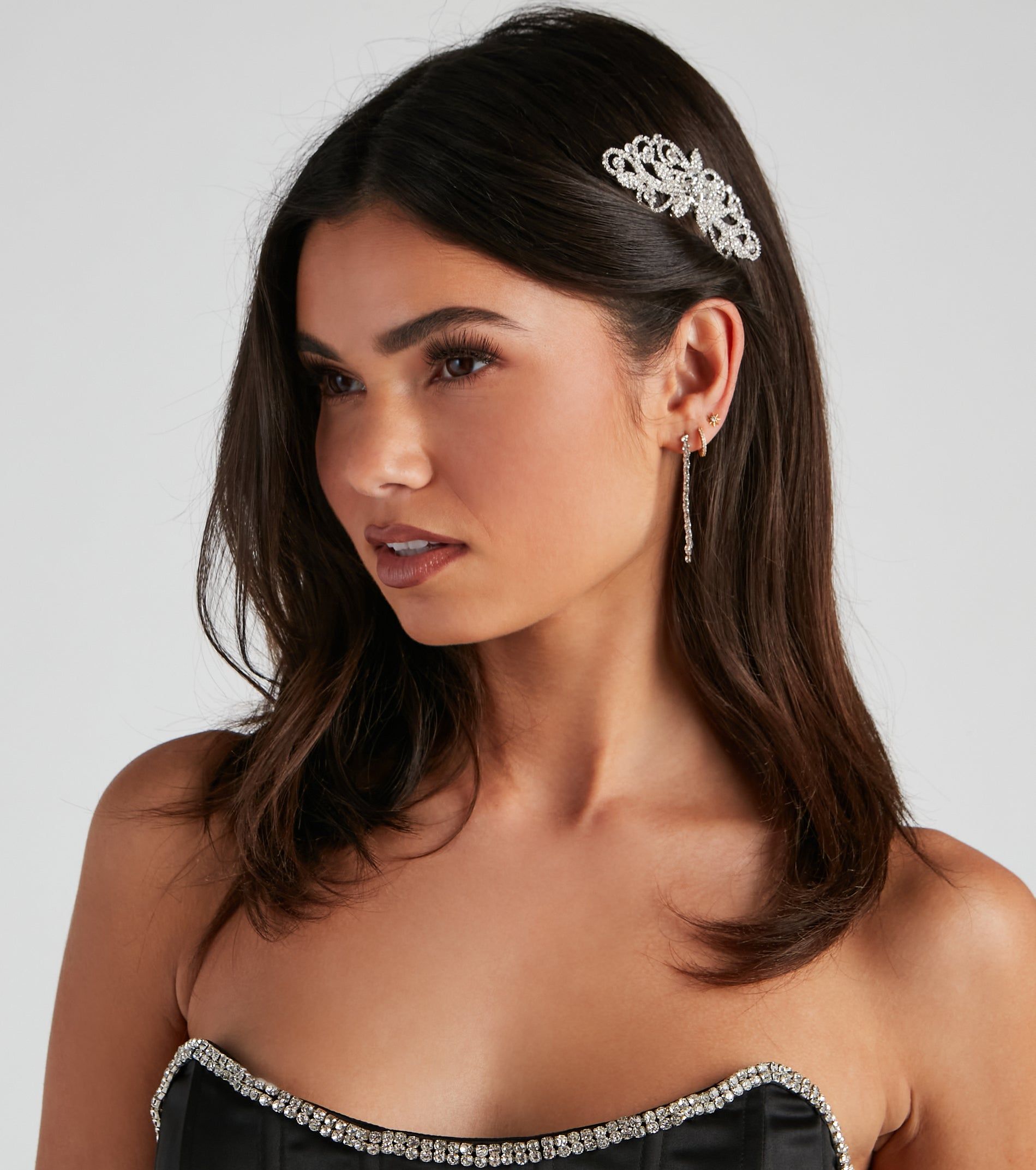 Sparkling Allure Rhinestone Hair Comb sold by Windsor