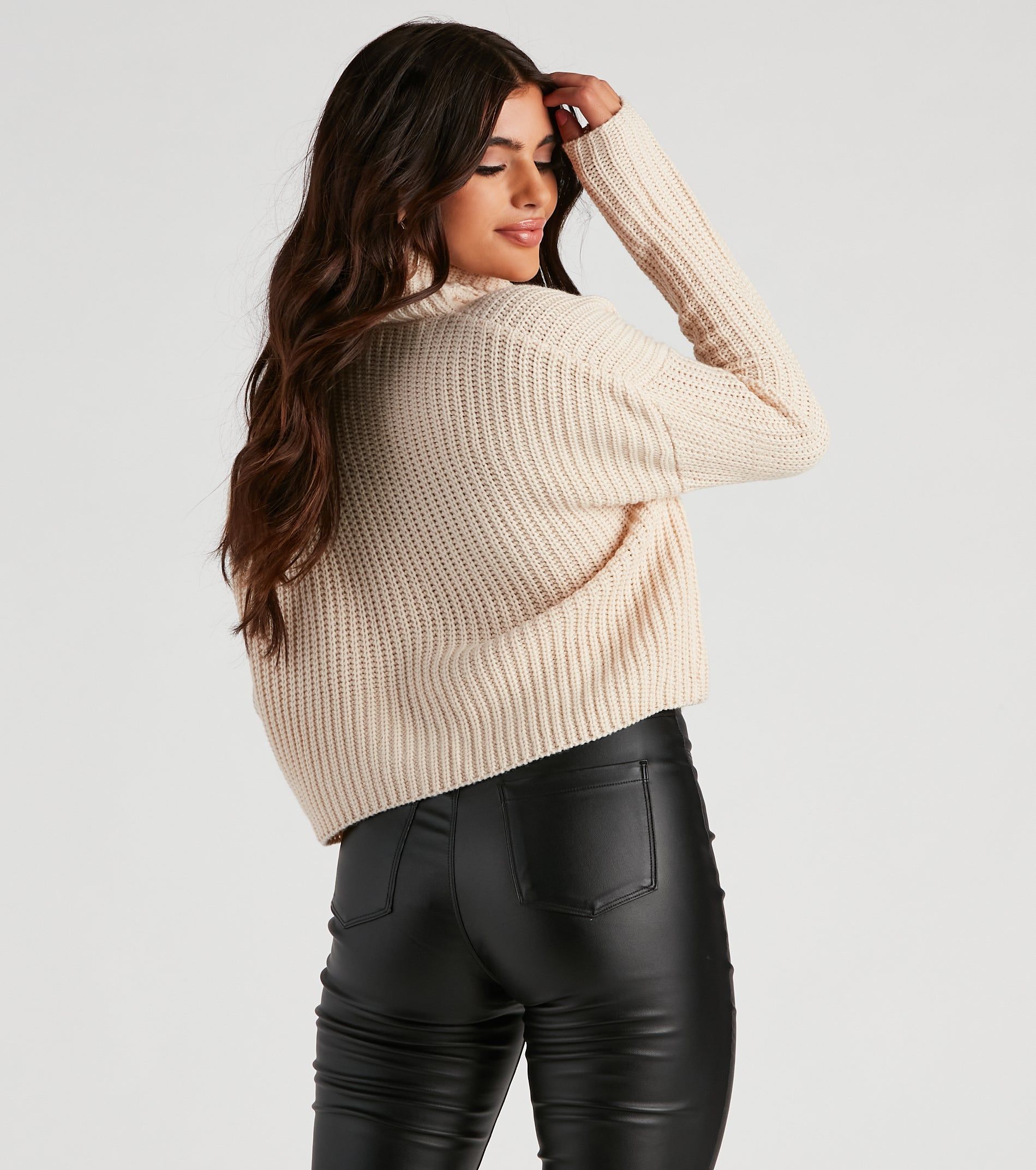 Autumn Air Turtleneck Knit Sweater sold by Windsor product image thumbnail 2