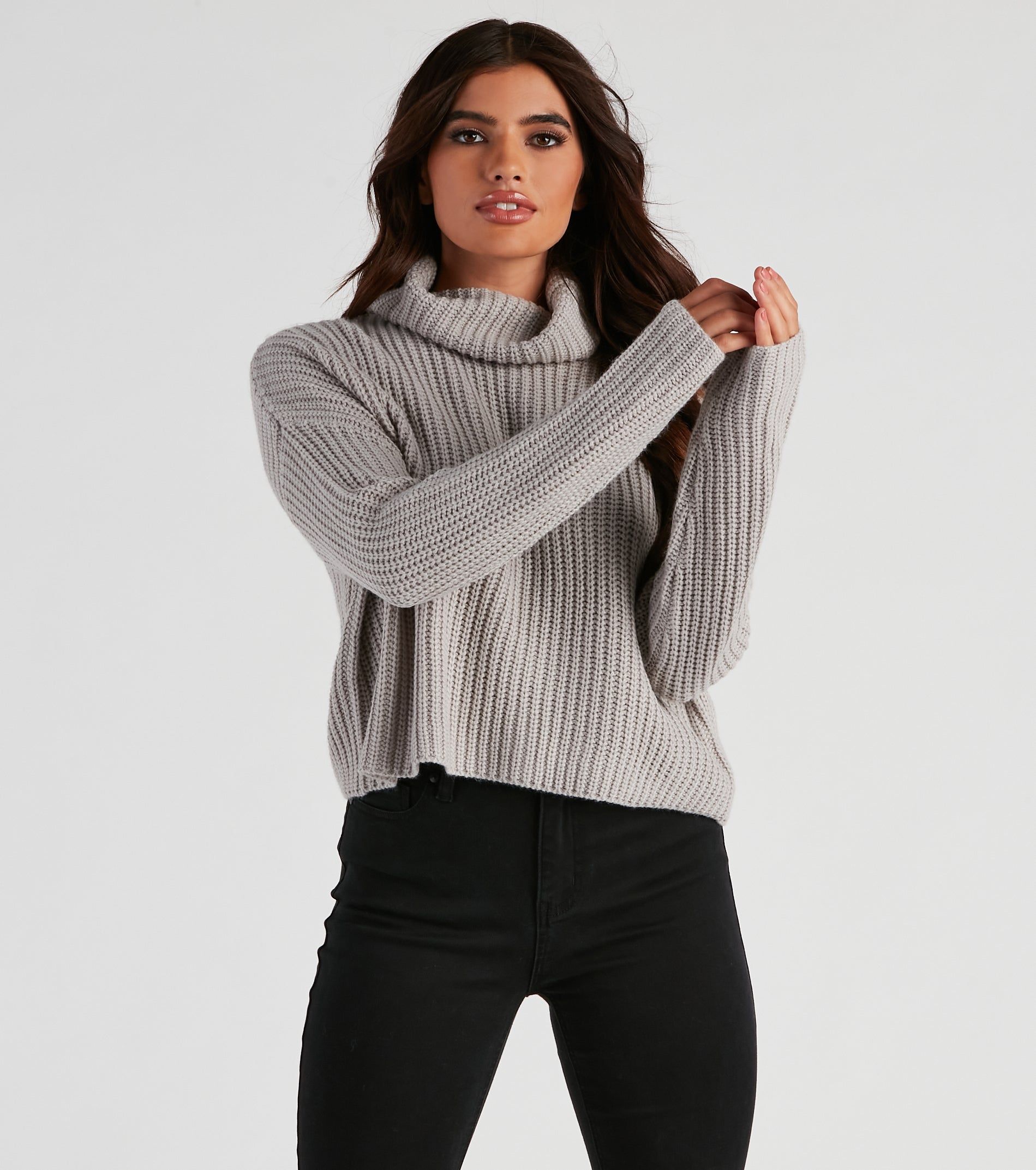 Autumn Air Turtleneck Knit Sweater sold by Windsor product image thumbnail 5