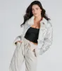 CLEARANCE - Pop Diva Status Metallic Faux Fur Crop Jacket sold by Windsor