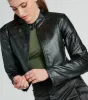 Solo Rider Faux Leather Crop Moto Jacket sold by Windsor