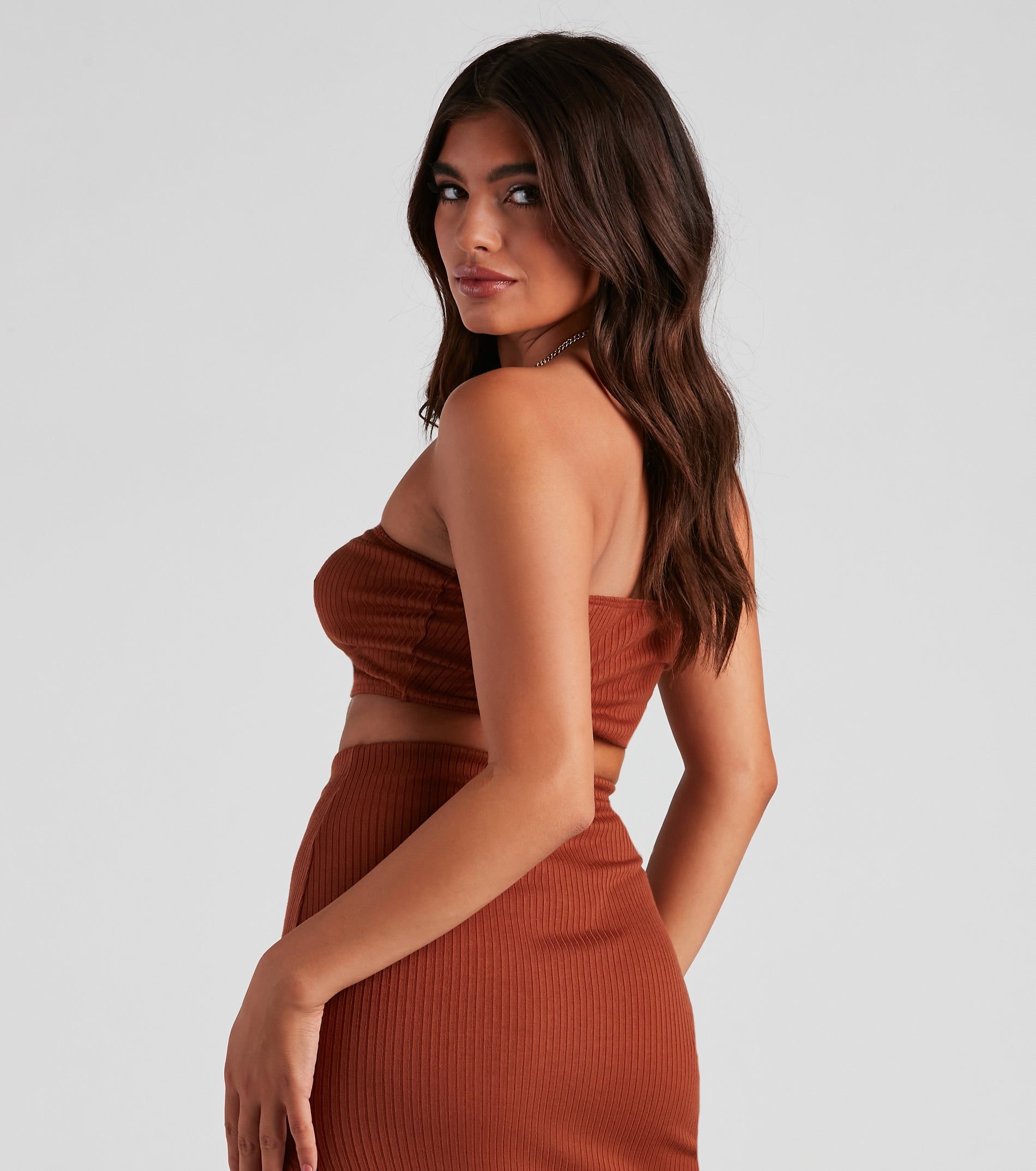 So Stunning Ruched Tube Top sold by Windsor product image thumbnail 3