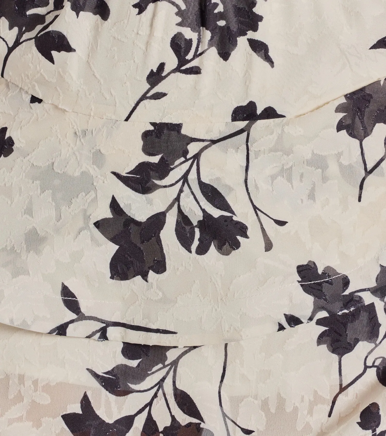 Chantel Bow Tie V-Neck Floral Ruffle Skater Dress sold by Windsor product image thumbnail 4