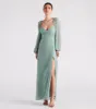Sheer Beauty Chiffon Slit Maxi Dress sold by Windsor
