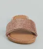 Casual Glitz Rhinestone Strap Faux Leather Sandals sold by Windsor