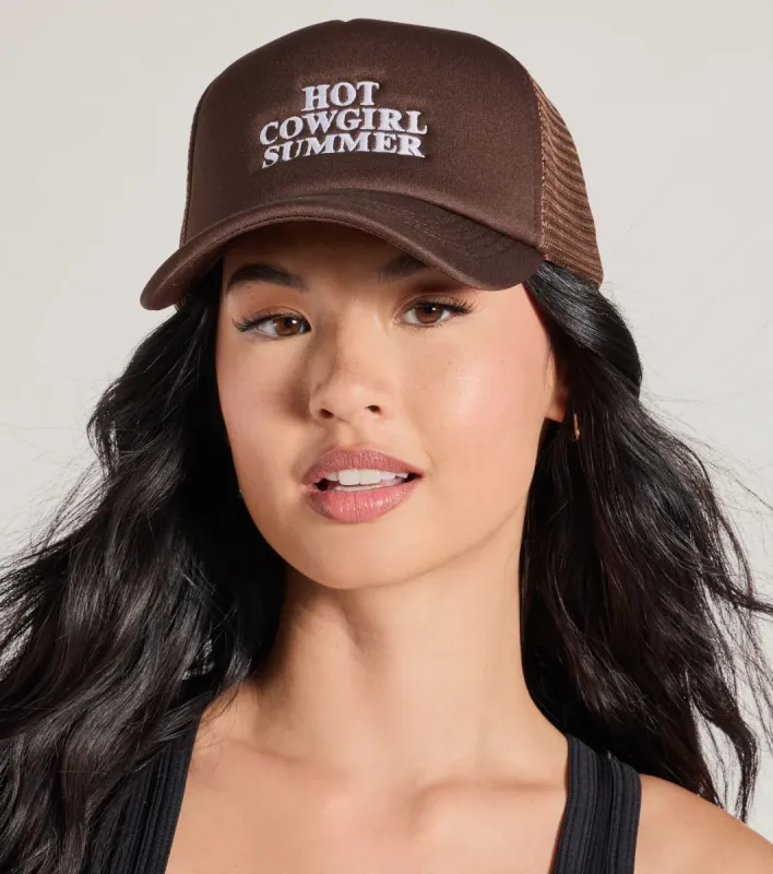 Hot Cowgirl Summer Trucker Hat sold by Windsor