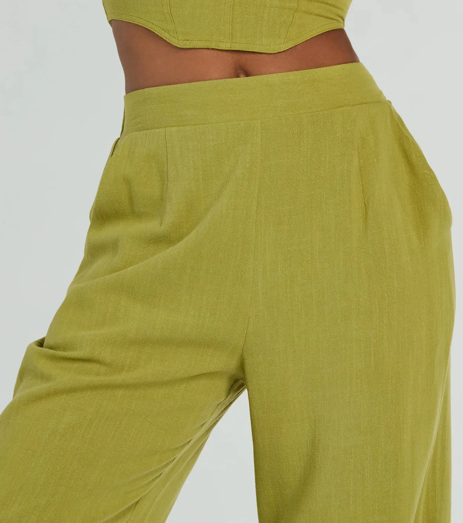 Keep It Light High Rise Linen Palazzo Pants sold by Windsor product image thumbnail 4