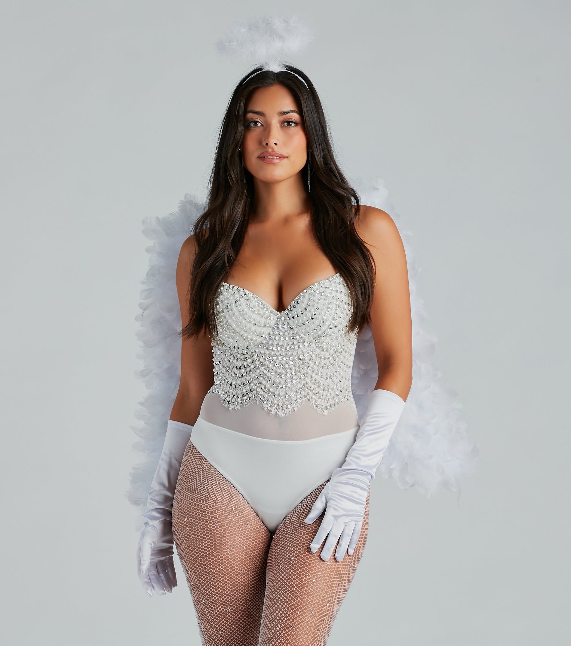 PLACEHOLDER - Twisted Angel Embroidered Bodysuit sold by Windsor