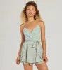Inspiring Cutie Tie Back Floral Chiffon Romper sold by Windsor