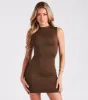 Chic And Simple Smooth Knit Mini Dress sold by Windsor