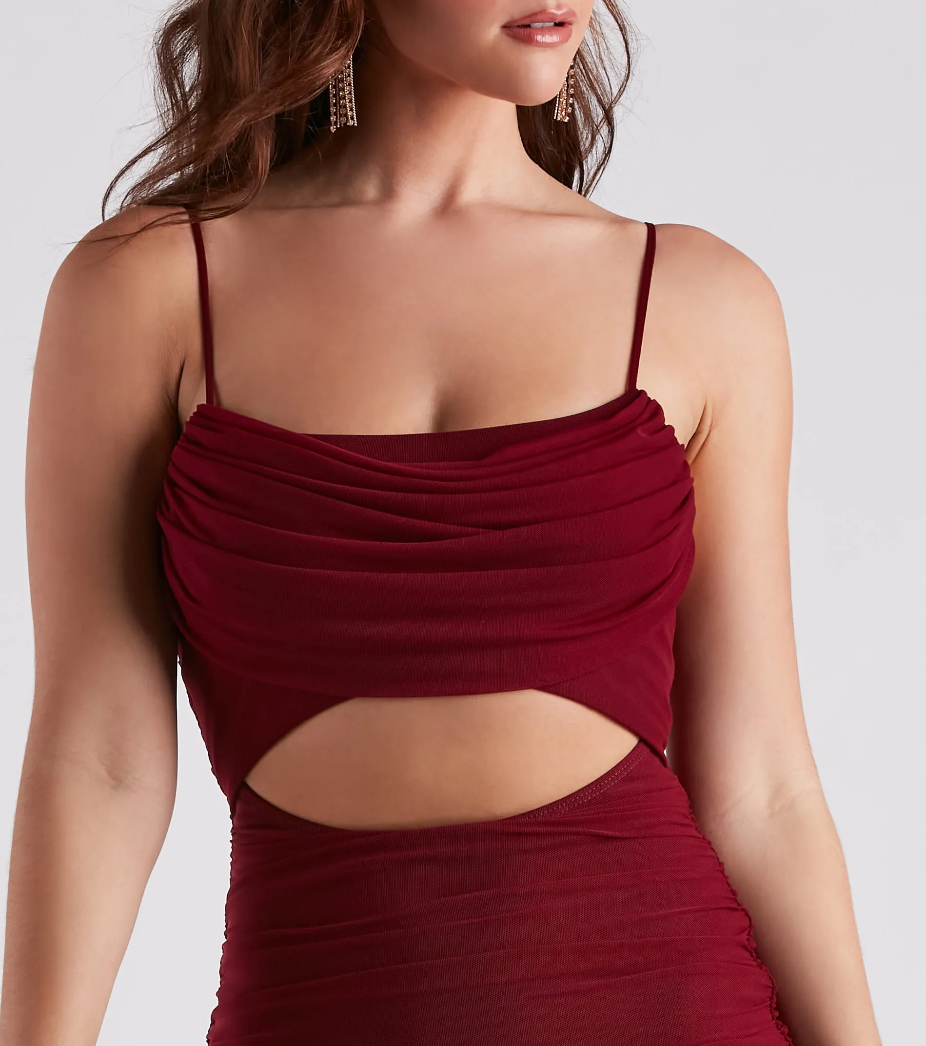 Mesh With The Best Mini Dress sold by Windsor product image thumbnail 4