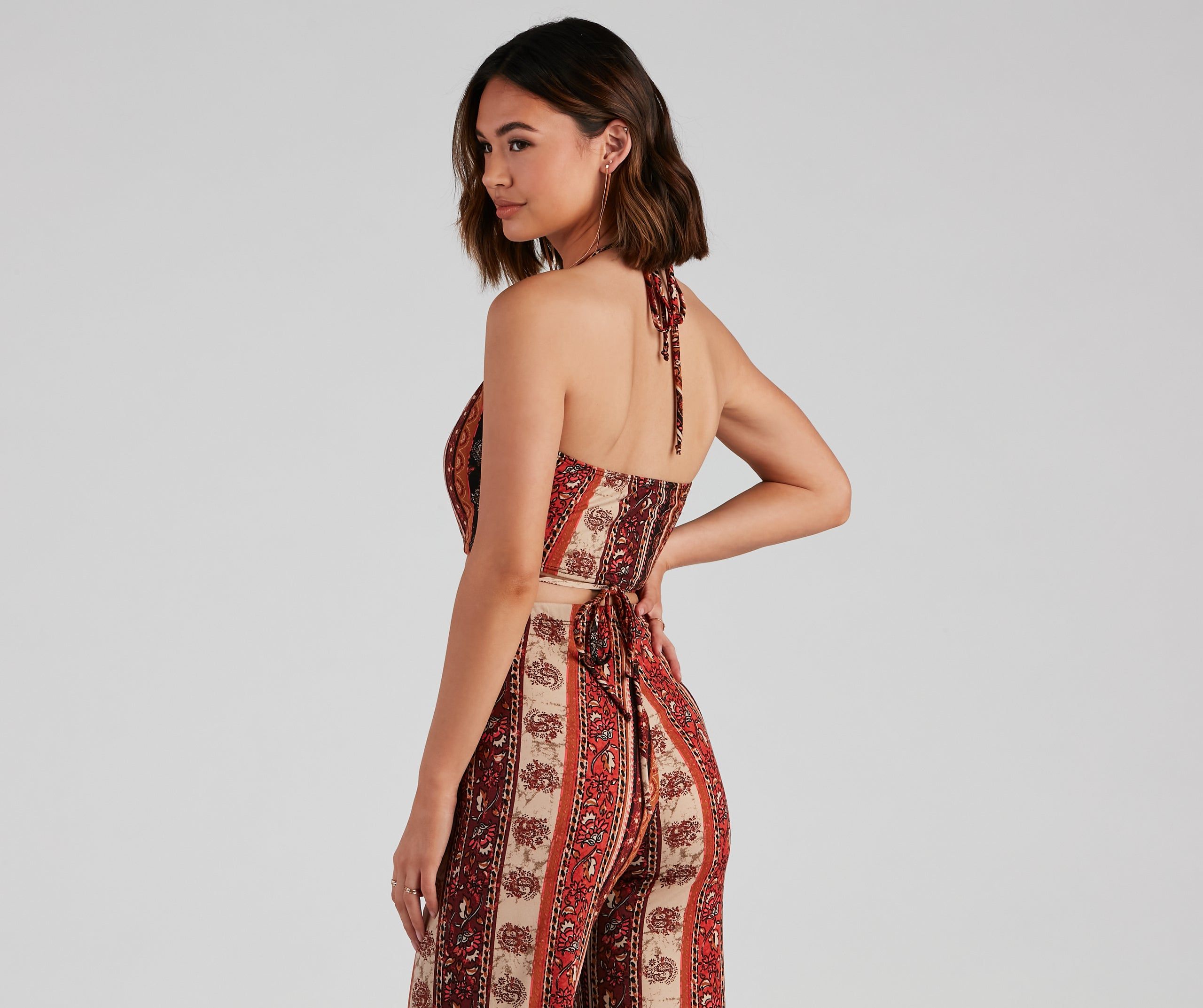 Desert Dreamer Halter Crop Top sold by Windsor product image thumbnail 2