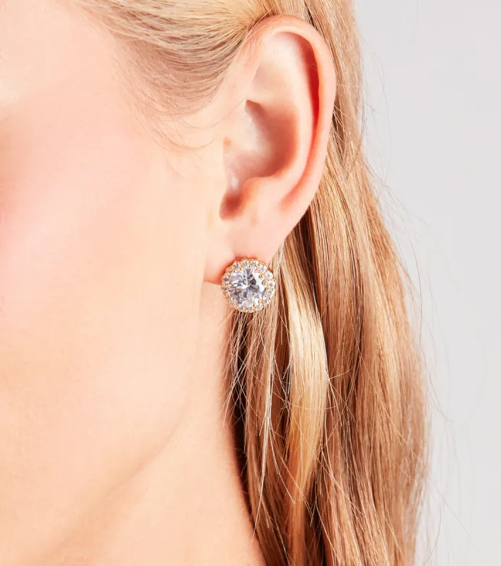 Remarkable Sparkle Rhinestone Stud Earrings sold by Windsor