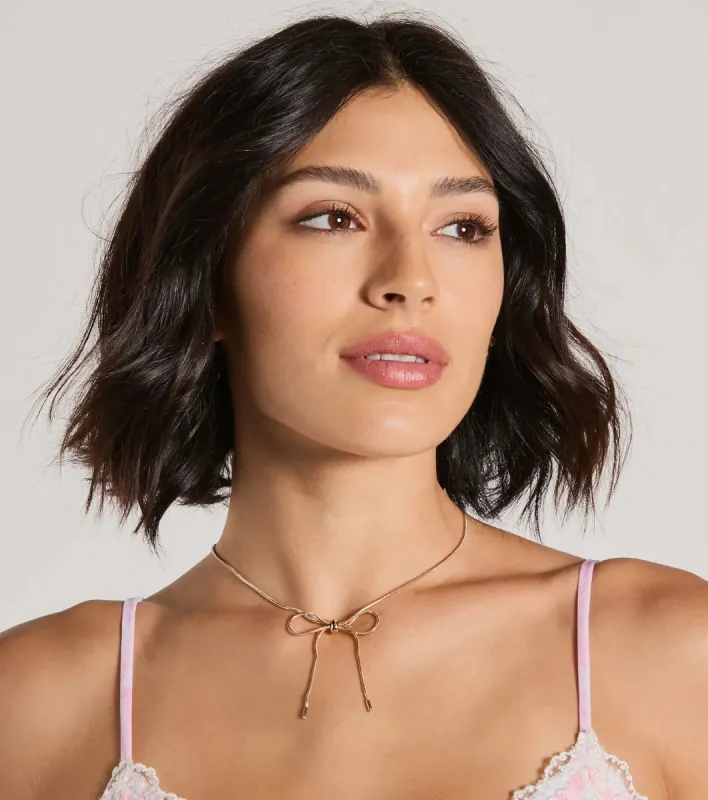 Graceful Bow Necklace sold by Windsor