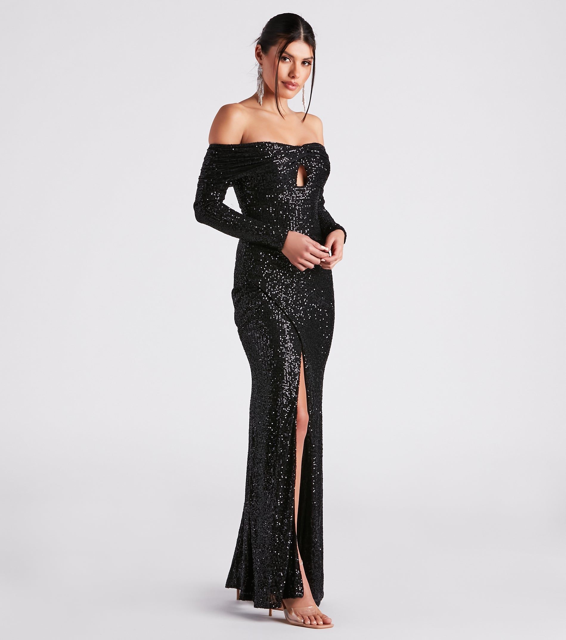 Karen Formal Sequin Mermaid Dress sold by Windsor product image thumbnail 3