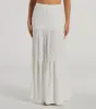 Vibe Of Summer High Rise Eyelet Maxi Skirt sold by Windsor