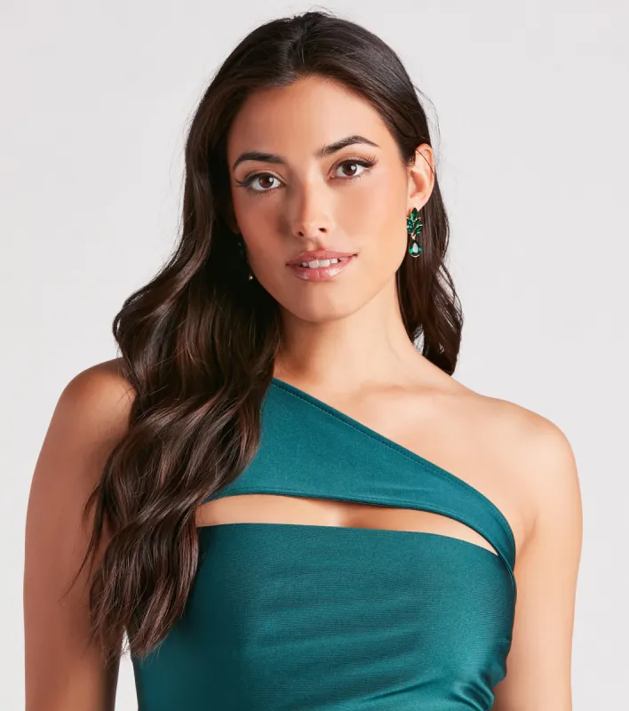 CLEARANCE - Shine With Elegance Gemstone Drop Earrings sold by Windsor