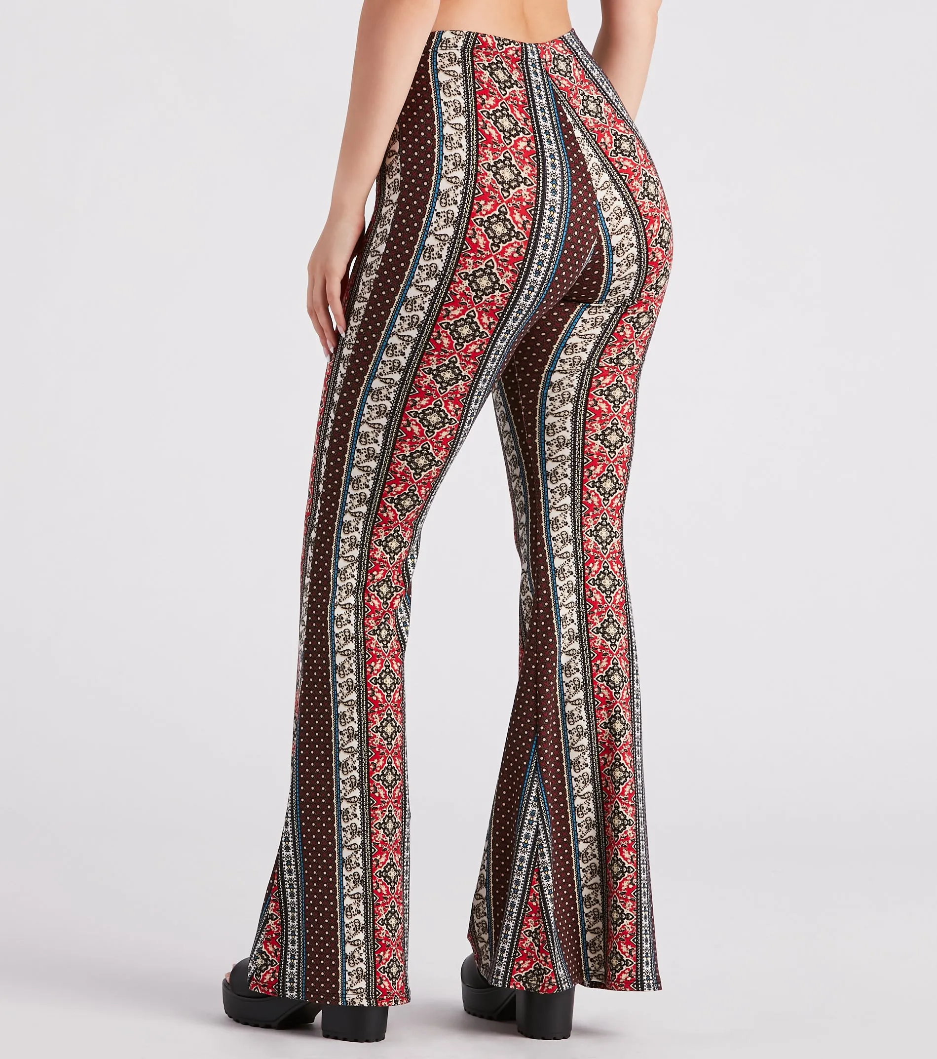 Summer Style Muse Boho Print Flare Pants sold by Windsor product image thumbnail 3