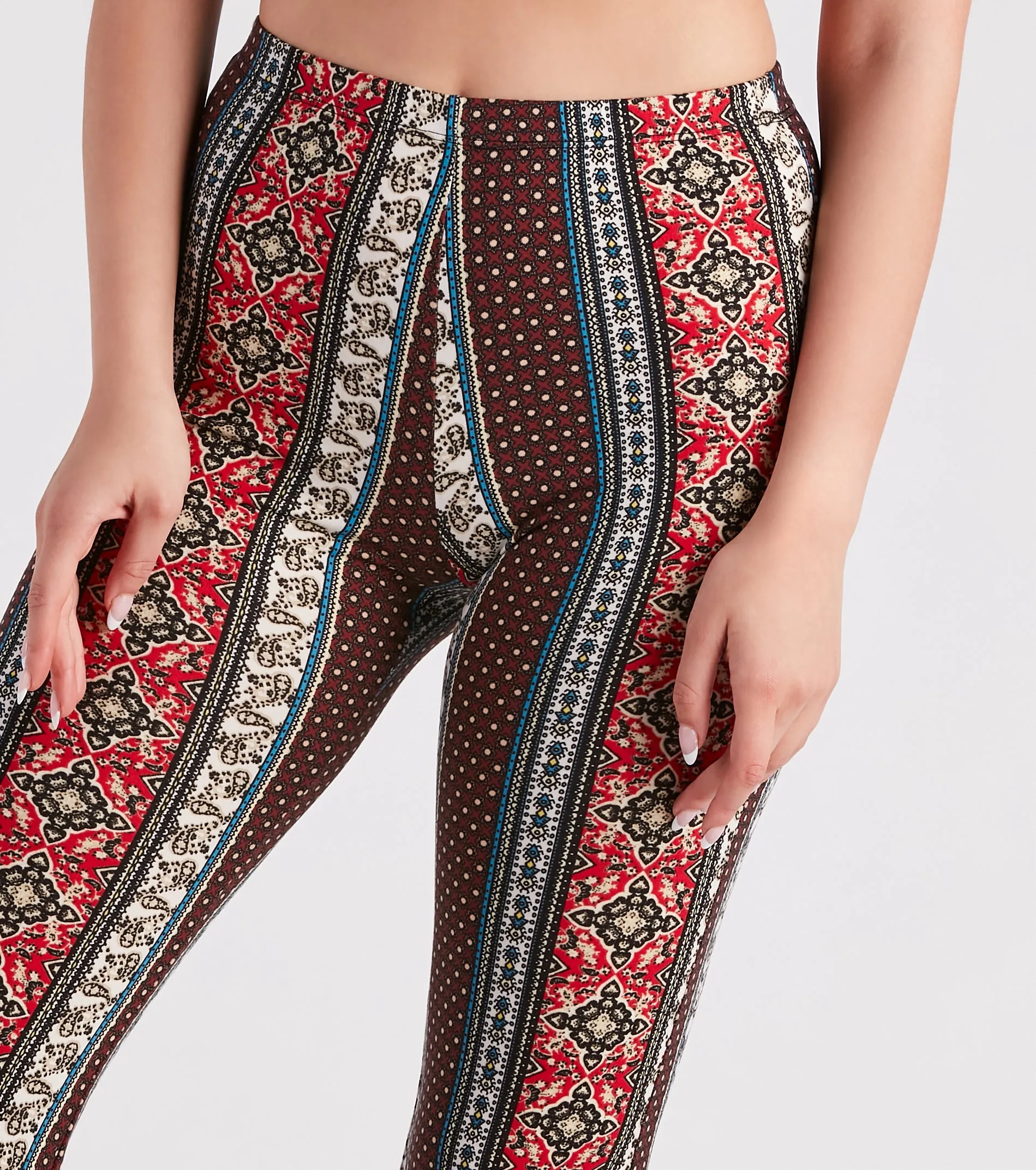 Summer Style Muse Boho Print Flare Pants sold by Windsor product image thumbnail 4