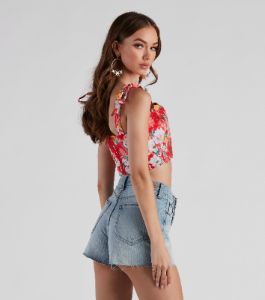 Flower Garden Tie Strap Bustier sold by Windsor