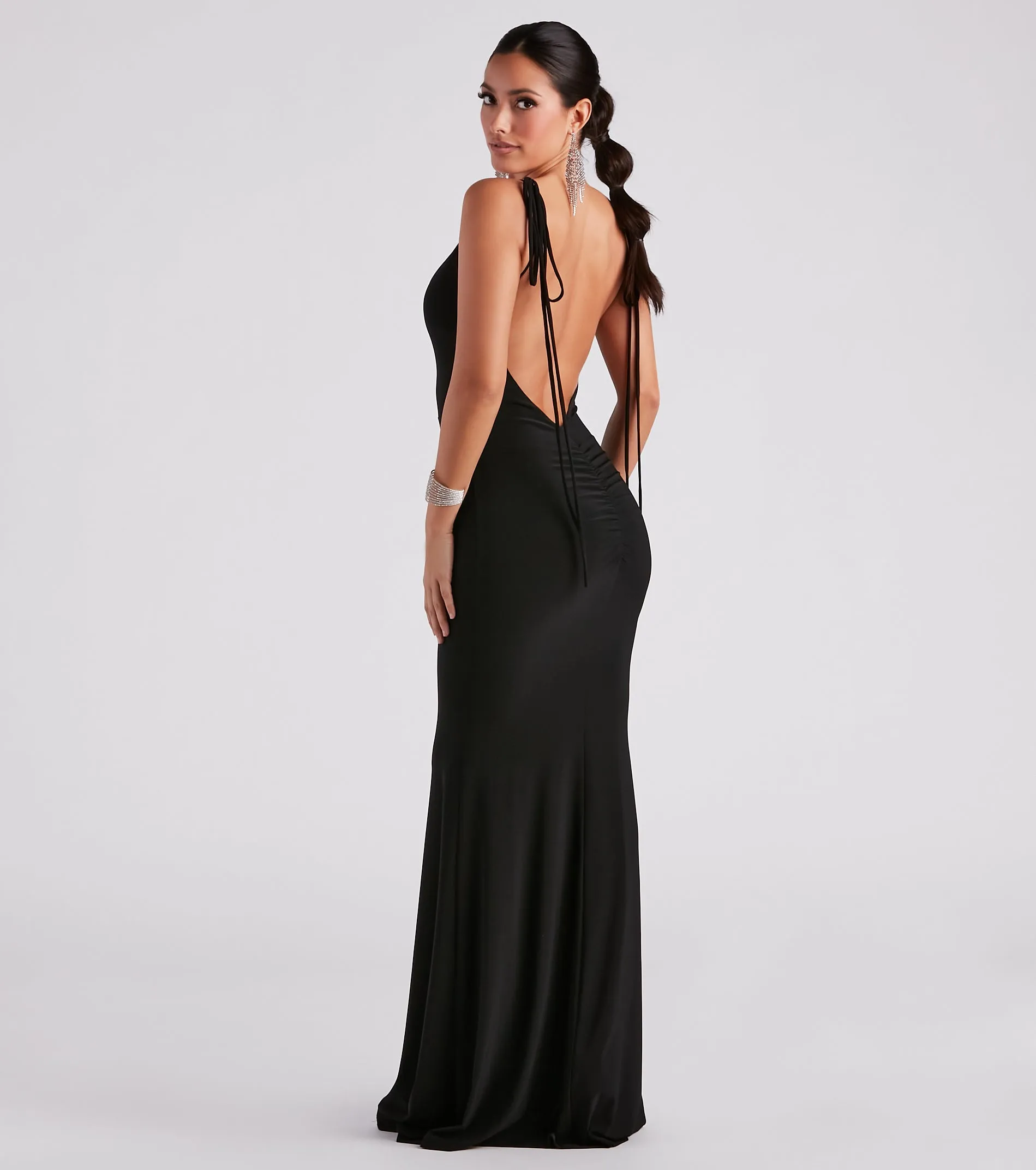Clarence Formal Open Back Long Dress sold by Windsor product image thumbnail 5