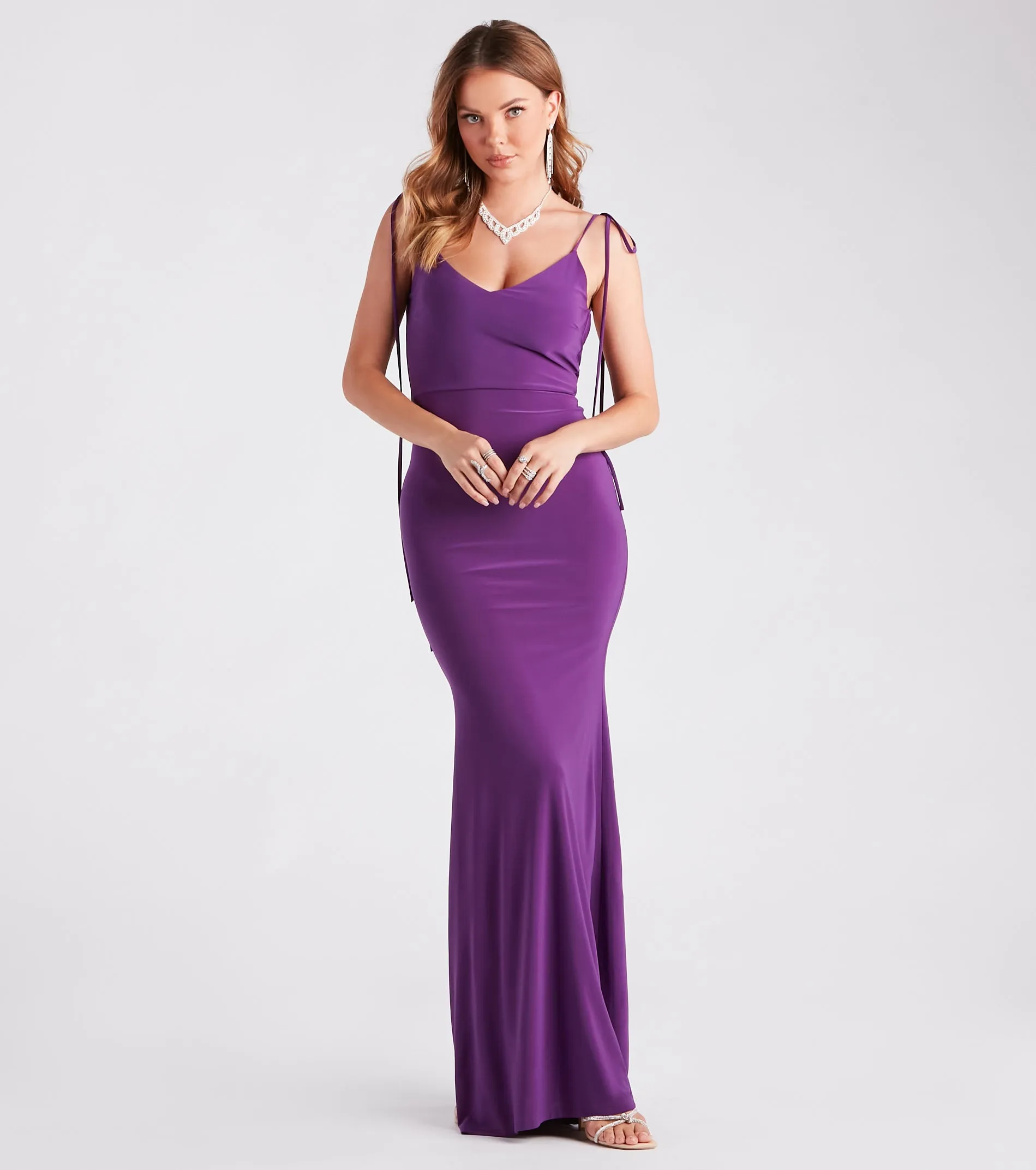 Clarence Formal Open Back Long Dress sold by Windsor product image thumbnail 2