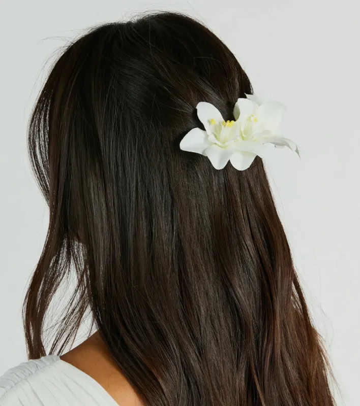 Island Under The Sun Tropical Flower Hair Comb sold by Windsor