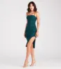 Sultry Glam Vibes Glitter Ruched Midi Dress sold by Windsor