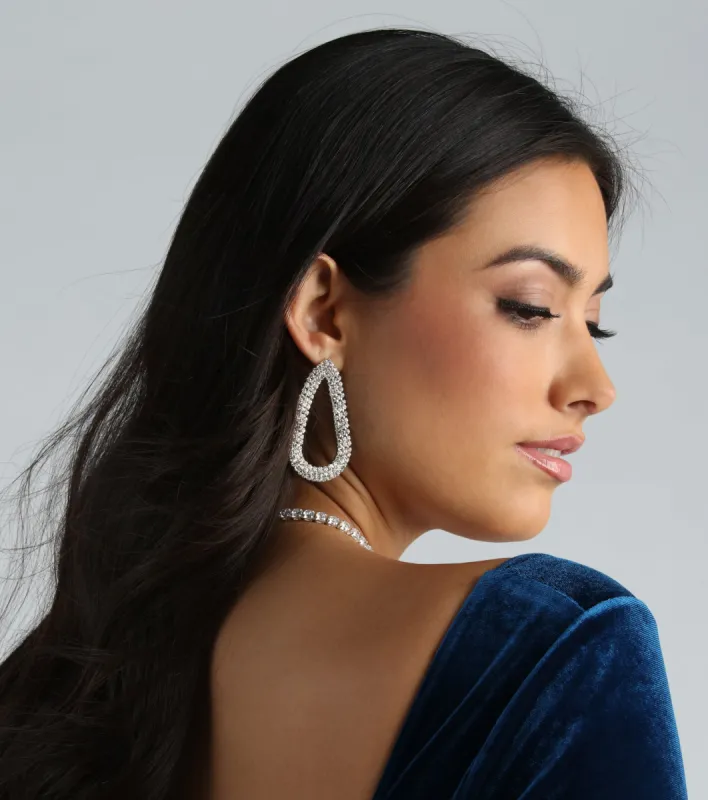 Casual Allure Cubic Zirconia Teardrop Earrings sold by Windsor