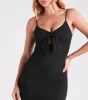 Summer Staple Tie-Front Midi Dress sold by Windsor